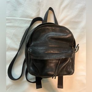 Madewell mini leather backpack
